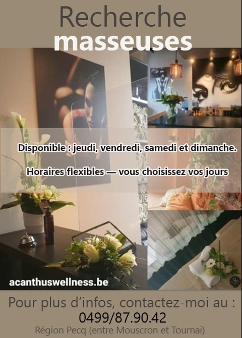 Acanthus - Nous recherchons des masseuses